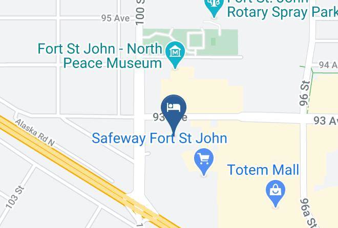 Peace River - Stonebridge Hotel Fort St John Maps