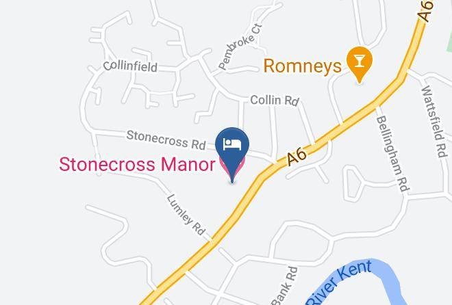 Cumbria - Stonecross Manor Hotel Maps