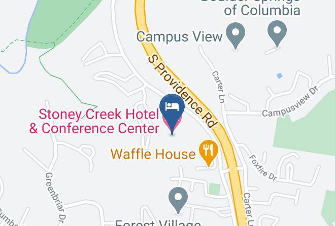 Stoney Creek Hotel Columbia Map