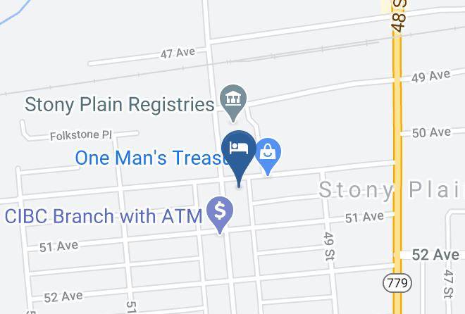 Stony Plain Hotel Map