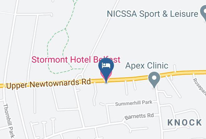 Stormont Hotel Belfast Map