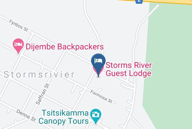 Cacadu - Storms River Guest Lodge Maps