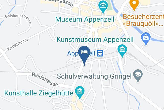 Appenzell Inner Rhodes - Stossplatz Hotel Restaurant Maps