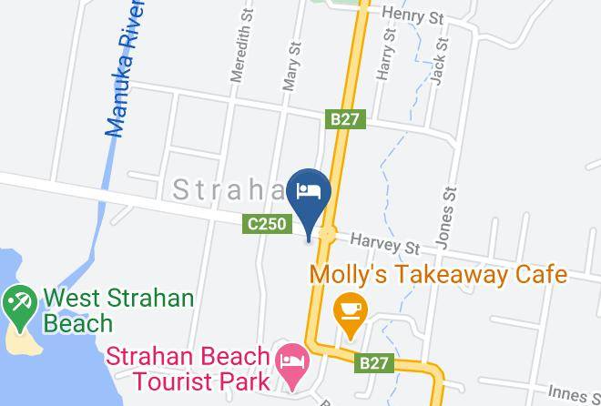 West Coast - Strahan Bungalows Maps
