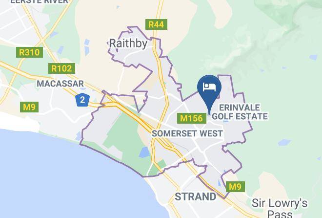 City Of Cape Town - Straightway Head Country Hotel Maps