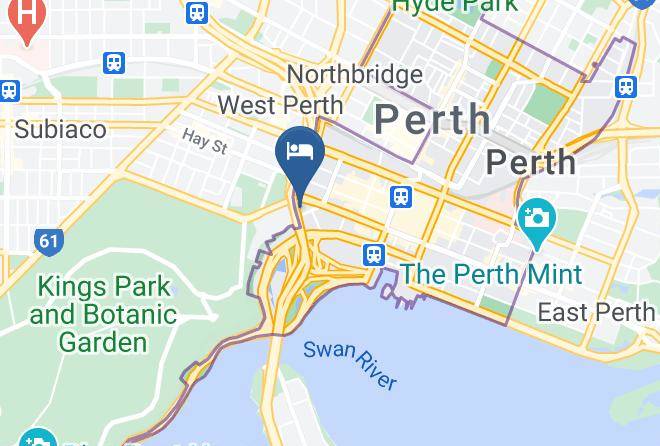 Straits Cafe Rendezvous Hotel Perth Central Map