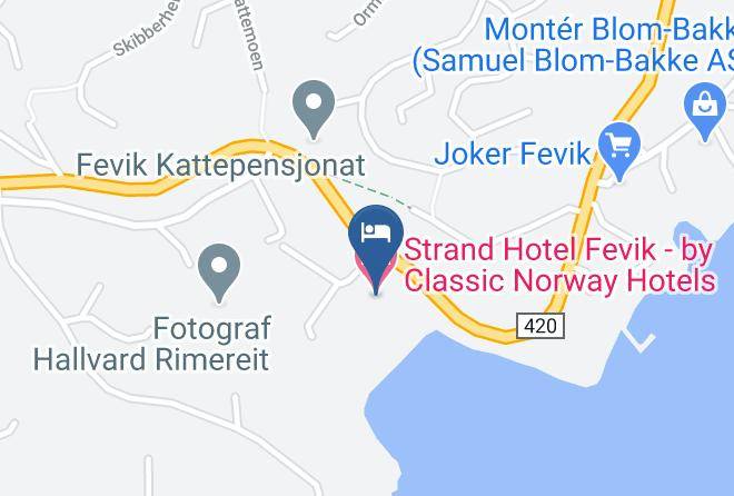 Grimstad - Strand Hotel Fevik By Classic Norway Hotels Maps