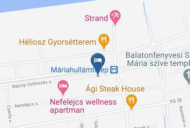 Balatonmariafurdo - Strand Kozeli Fahaz Balatonmariafurdo Maps