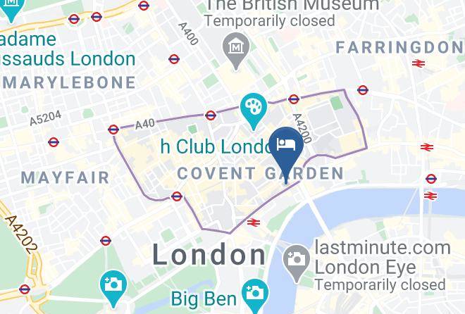 London - Strand Palace Maps