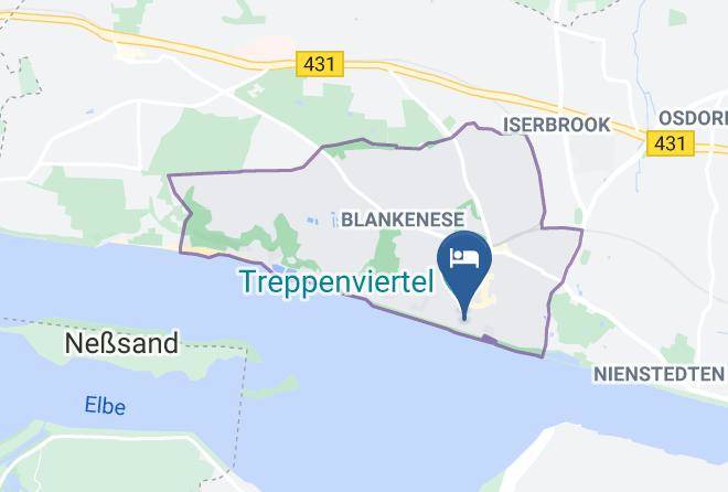 Stadt Hamburg - Strandhotel Blankenese Maps