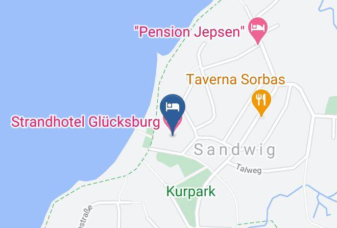 Strandhotel Glucksburg Map