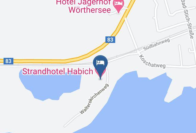 Klagenfurt Land - Strandhotel Habich Maps