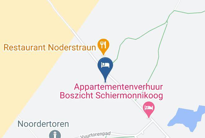 Schiermonnikoog - Strandhotel Om De Noord Maps