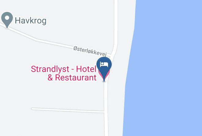 Strandlyst Hotel & Restaurant Map