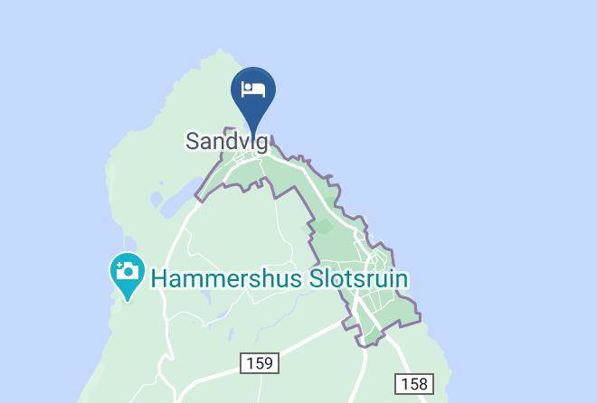 Strandslot Sandvig Map