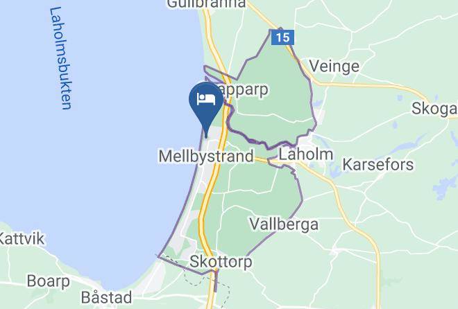 Laholm - Strandstugorna I Mellbystrand Maps