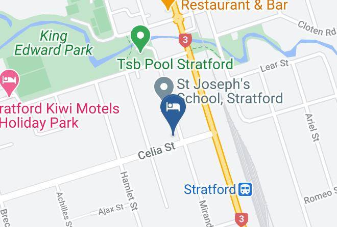 Stratford - Cadence Bed And Breakfast Maps