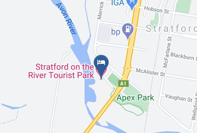 Wellington - Stratford On The River Tourist Park Maps