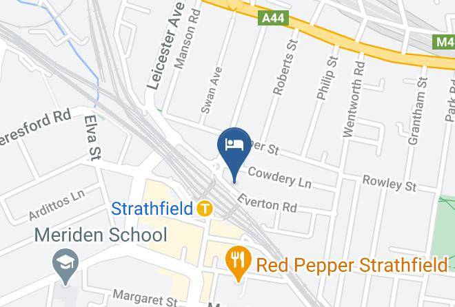Burwood - Whelans Strathfield Hotel Maps