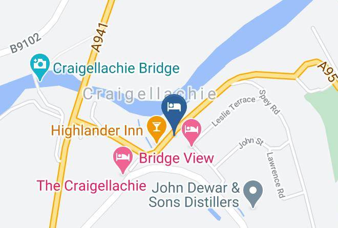 Moray - Strathspey B&b Maps