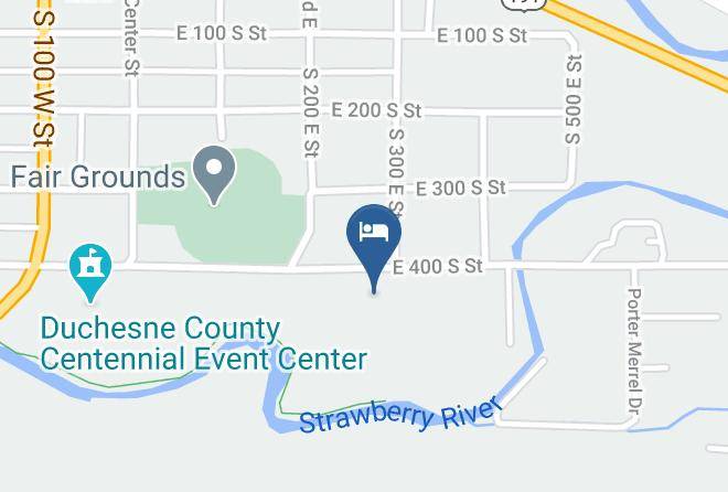 Duchesne - Strawberry River Bed And Breakfast Maps