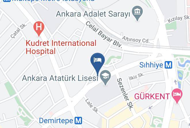 Cankaya - Strazburg Hotel & Cafe Maps