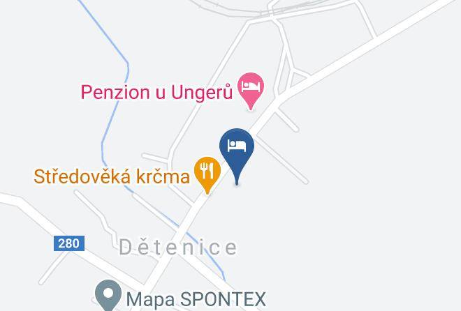 Jicin - Stredoveky Hotel Detenice Maps