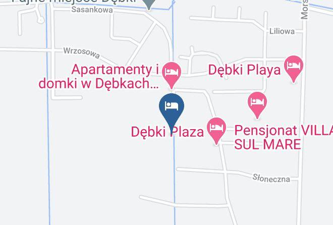 Pucki - Strefa Wypoczynku Debki Domki Nad Morzem Caloroczne Maps