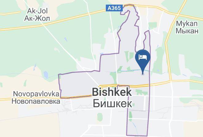 Bishkek - Strelets Hotel Maps