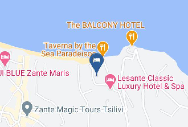Zakinthos - Strofades Hotel Maps