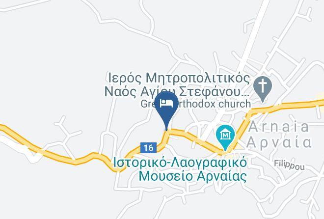 Khalkidhiki - Strofi Ninas Hotel Maps