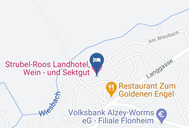 Alzey Worms - Strubel Roos Landhotel Wein Und Sektgut Maps