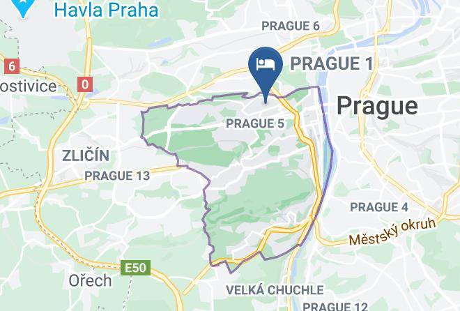 Prague - St Terezie Baroque Residence Maps