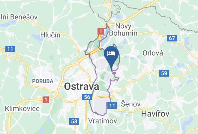 Ostrava - Residence Slezska Maps