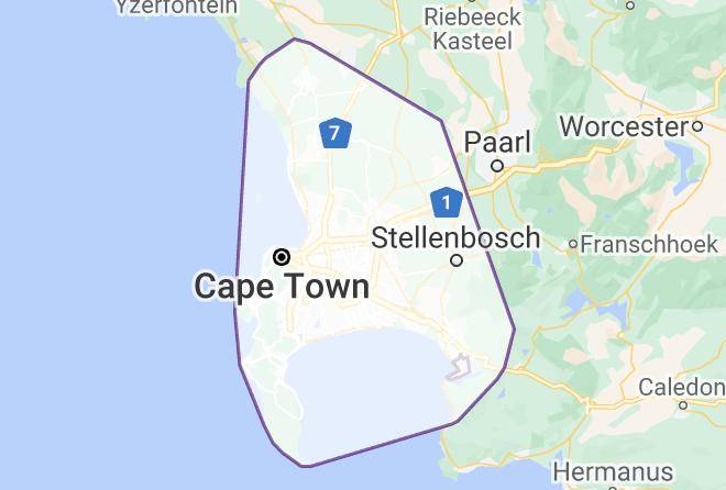 City Of Cape Town - Studio 108 Maps