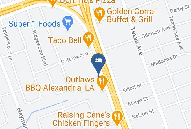 Rapides Par - Studio 6 Alexandria La Maps