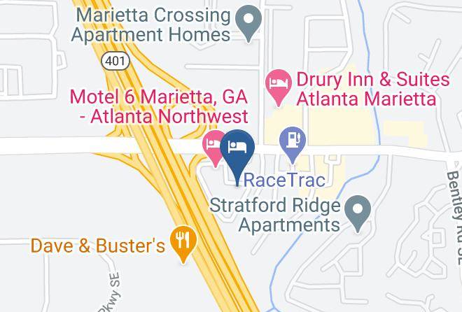 Studio 6 Marietta Ga Atlanta Map