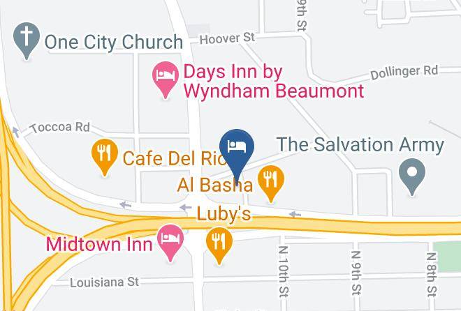 Jefferson - Studio 6 Beaumont Tx Maps