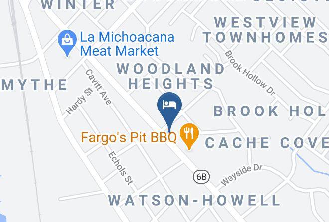 Brazos - Studio 6 Bryan Tx University Area Maps