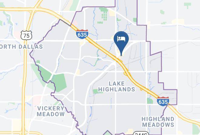 Dallas - Studio 6 Dallas Tx Garland Northeast Maps