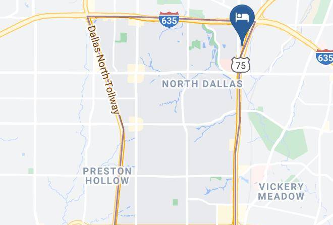 Dallas - Studio 6 Dallas Tx North Richardson Maps