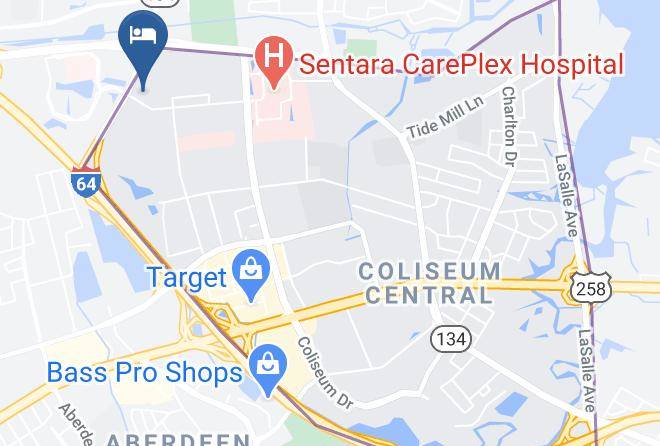 Hampton City - Studio 6 Hampton Va Langley Afb Area Maps