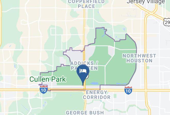 Studio 6 Houston West Map