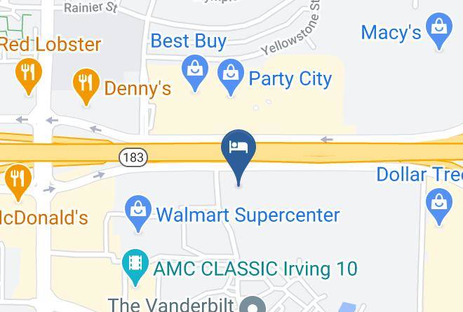 Studio 6 Irving Tx Irving Dfw Airport East Map