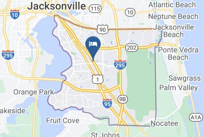 Studio 6 Jacksonville Fl Baymeadows Map