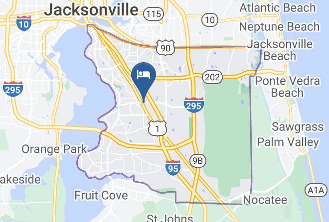Studio 6 Jacksonville Fl South Map