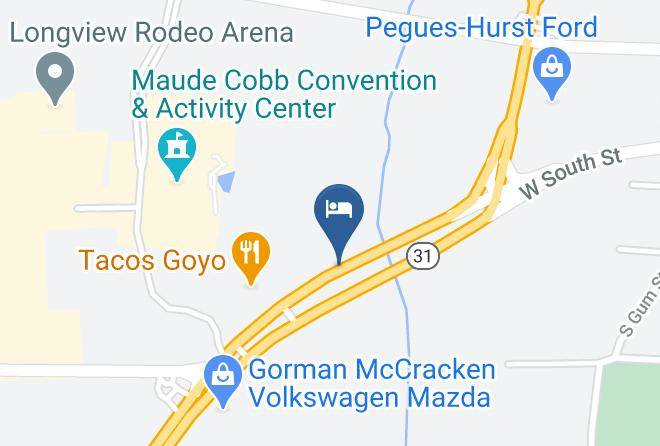 Gregg - Studio 6 Longview Tx Maps