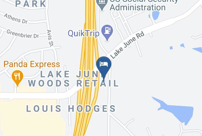 Studio 6 Mesquite Tx Dallas Map