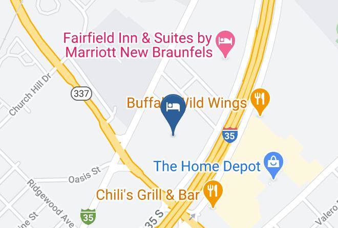 Comal - Studio 6 New Braunfels Tx Maps