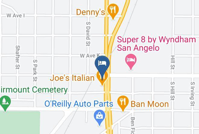Tom Green - Studio 6 San Angelo Tx Maps